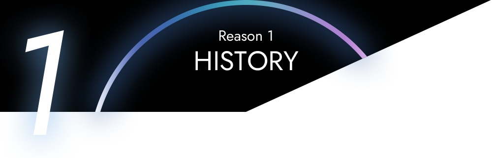 Reason 1 - HISTORY