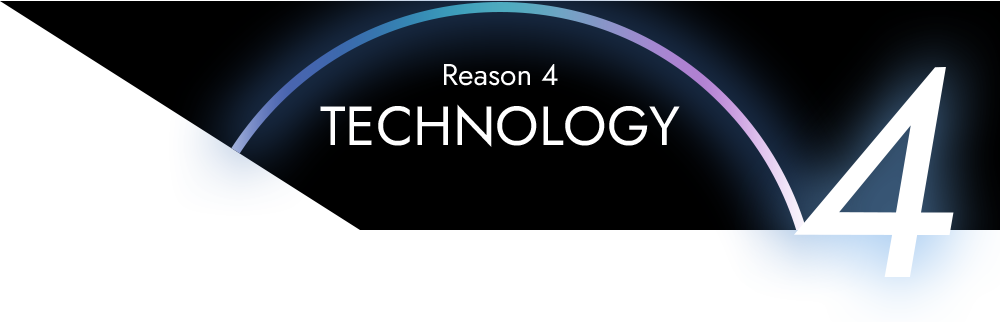 Reason 4 - TECHNOLOGY